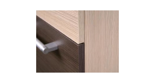 Kuchyně RUTHIN 240/180 cm, bílý lesk/grafit mat