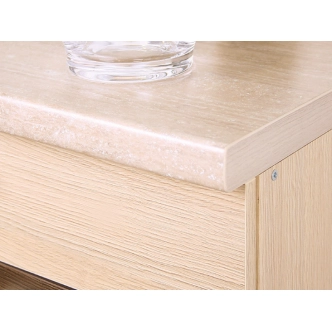 Kuchyně RUTHIN 240/180 cm, bílý lesk/grafit mat