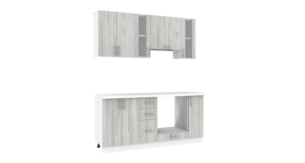 Kuchyně TILERO 180 cm, borovice Natty