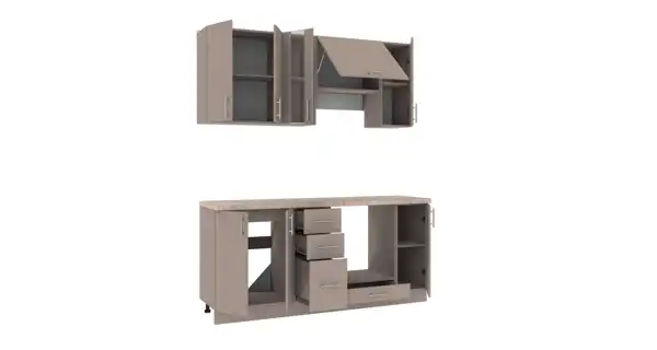 Kuchyně TILERO 180 cm, toffee