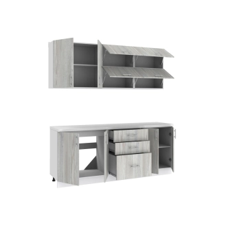 Kuchyně TILERO 200 cm, borovice Natty