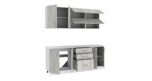 Kuchyně TILERO 200 cm, borovice Natty