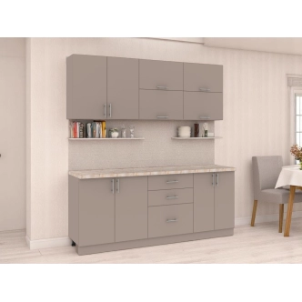 Kuchyně TILERO 200 cm, toffee DOPRODEJ