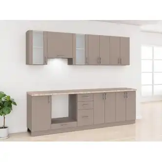 Kuchyně TILERO 260 cm, toffee DOPRODEJ