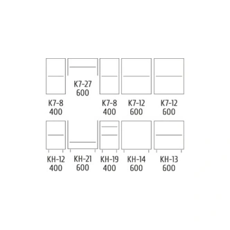 Kuchyně TILERO 260 cm, toffee DOPRODEJ