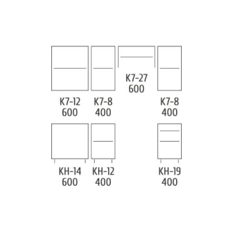 Kuchyně VALSON 140/200 cm, lávově šedá