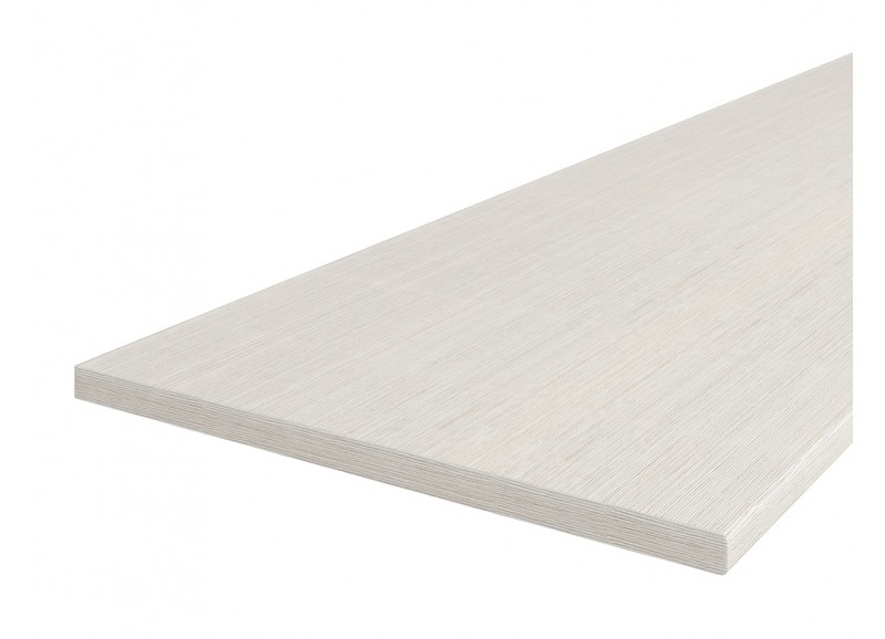 Levně Kuchyňská pracovní deska 80 cm bílá borovice