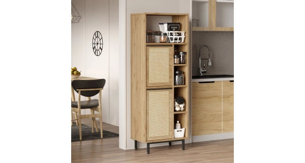 Kuchyňská skříňka VELVON typ 2, vlašský ořech/dub