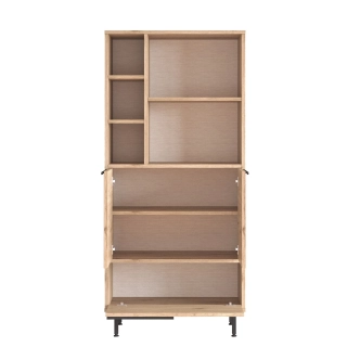 Kuchyňská skříňka VELVON typ 3, vlašský ořech/dub