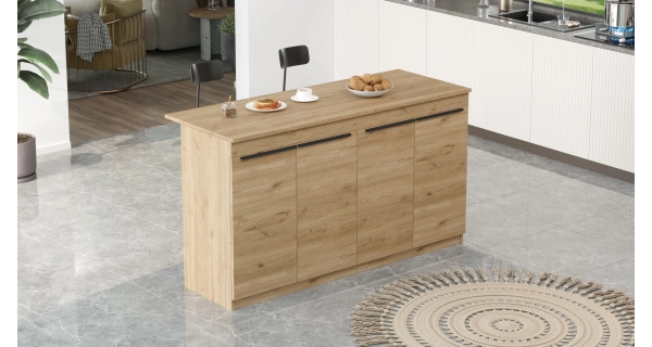 Kuchyňský stůl/ostrůvek VORMAR, dub