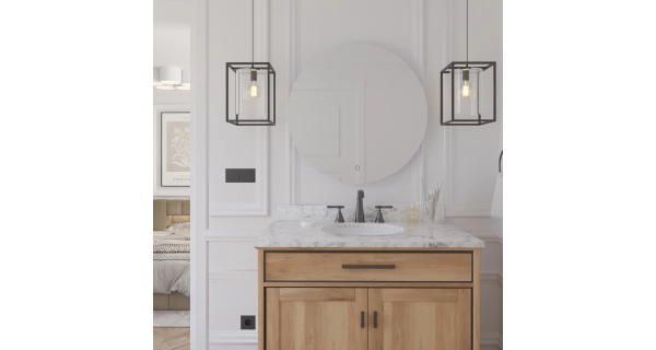 Kulaté zrcadlo MAGAVIN s LED osvětlením, průměr 80 cm