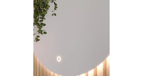 Kulaté zrcadlo MAGAVIN s LED osvětlením, průměr 80 cm