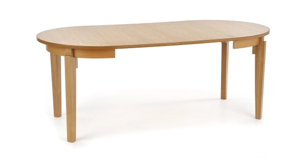 Kulatý jídelní stůl SERDICA, dub medový