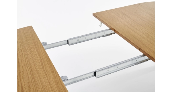 Kulatý jídelní stůl SERDICA, dub medový