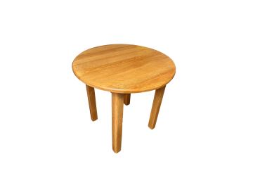 Kulatý jídelní stůl TUNGURA, průměr 80 cm, masiv borovice/moření olšeZ EXPOZICE PRODEJNY, II. jakost