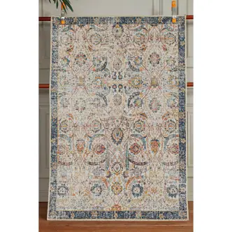 Kusový koberec, bavlna/polyester, nízký vlas, protiskluzový, 80 x 200 cm