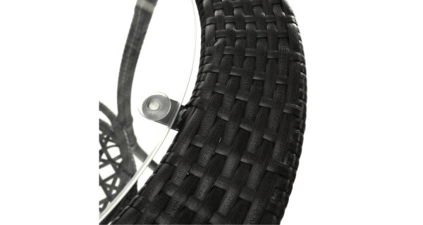 KYRYS, zahradní ratanový set 1+2, hnědá