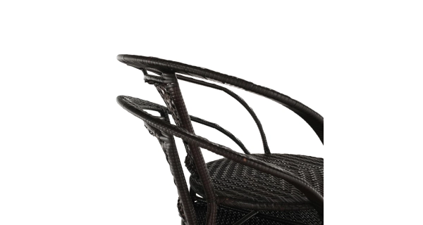 KYRYS, zahradní ratanový set 1+2, hnědá