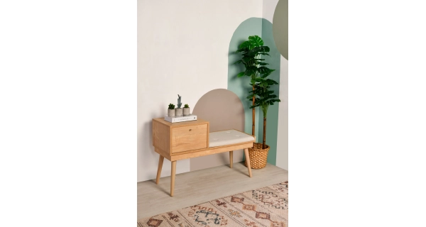 Lavice NALMEN, dub/krémová