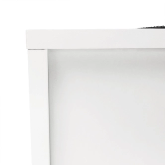 Lavice s botníkem KYTROS, bílá/šedá