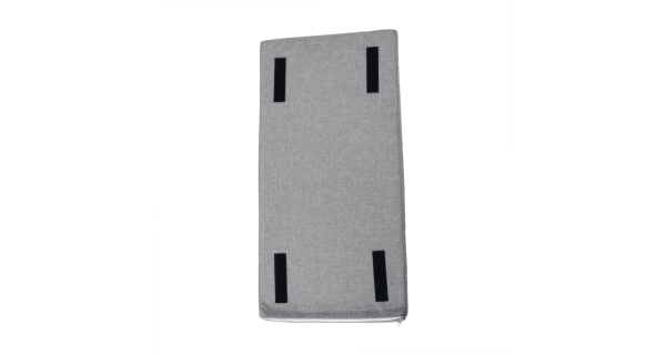 Lavice s botníkem KYTROS, bílá/šedá