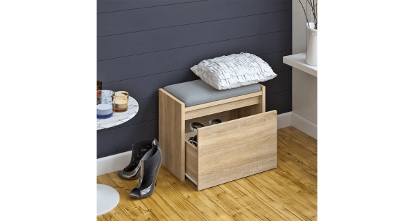 Lavice s úložným prostorem SUMMIT, dub sonoma