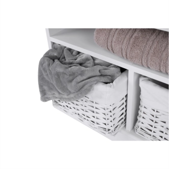 Lavice TAYAS, bílá