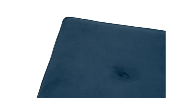 Lavice ZOREL, modrá látka/černá