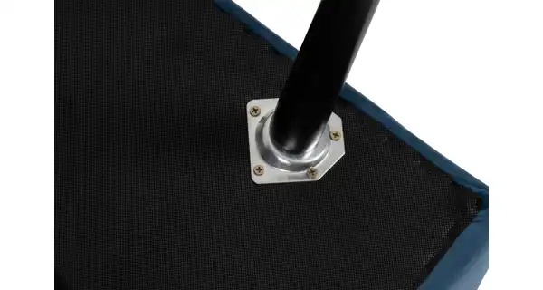 Lavice ZOREL, modrá látka/černá