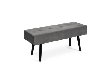 Lavice ZOREL, šedá látka/černá