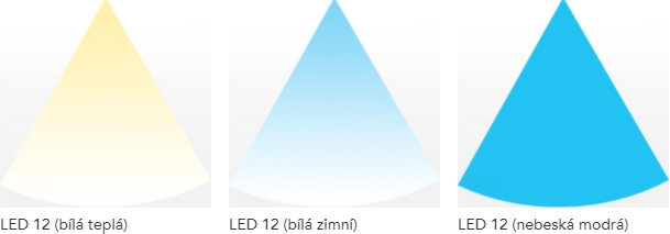 LED-12 osvětlení komody, barva: nebeská modrá, 5 let záruka