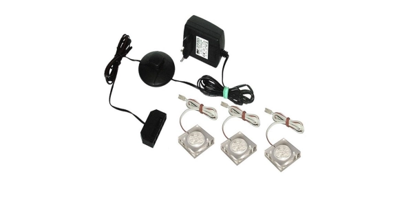 LED osvětlení GLOMERATA 3-bodové, bílá