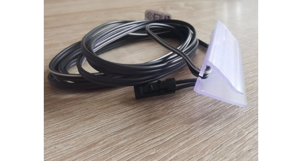 LED osvětlení na skleněnou polici - 4 ks, barva studená bílá