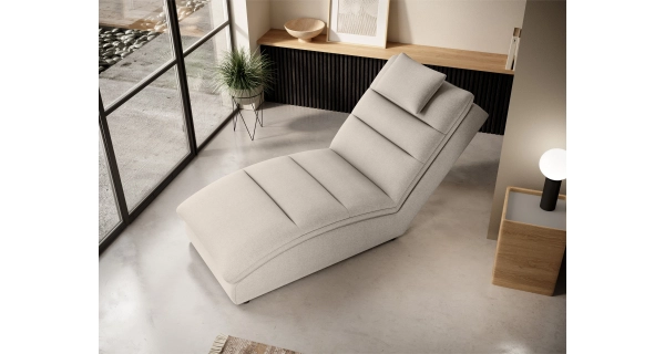 Lenoška CLEUCH 01, světle šedá látka