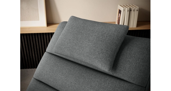 Lenoška CLEUCH 03, šedá látka