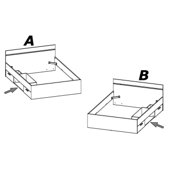 LETENYE postel 90x200 cm, bílá