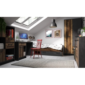 LIVANA postel 120x200 cm, old style