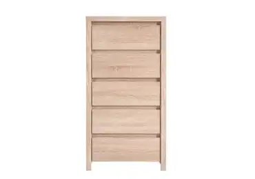 LOBATES komoda 5S, dub sonoma