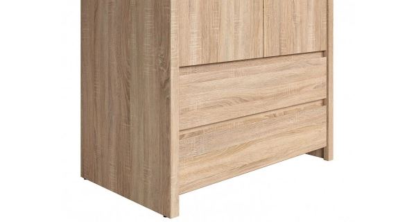 LOBATES skříň 2D2S, dub sonoma, 5 let záruka