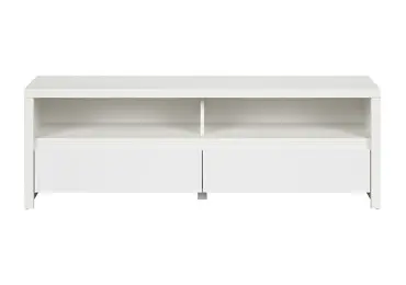 LOBATES televizní stolek II., bílá/bílá matná