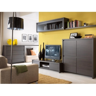 LOBATES televizní stolek, wenge, 5 let záruka