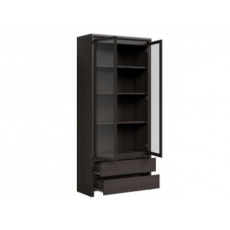 LOBATES vitrína 2D2S, wenge, 5 let záruka