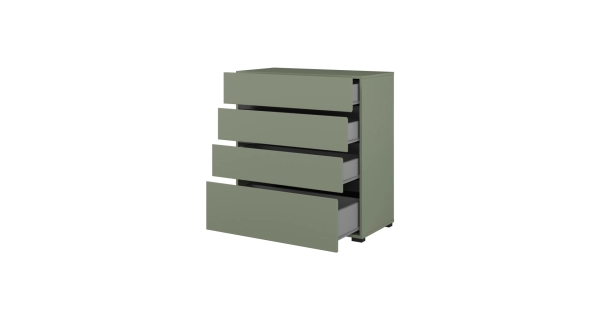 Ložnice BONIFACIO, zelená/černá