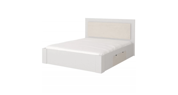 Ložnice BRIGIDA, bílá/hedvábí