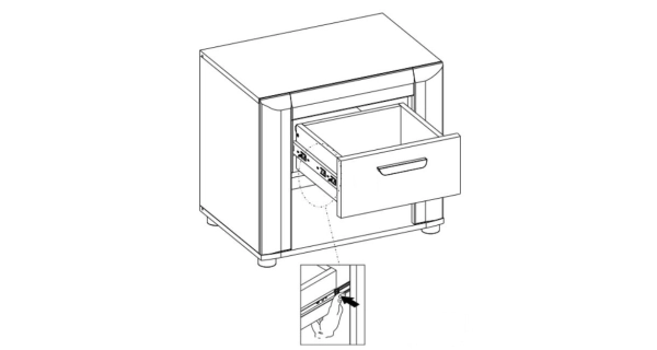 Ložnice FILIPPOPOLI 1, dub evoke/bílá alpský lesk