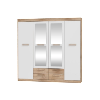 Ložnice GATTON 2, dub sonoma/bílý lesk