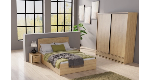 Ložnice IPPOLITO, dub hickory