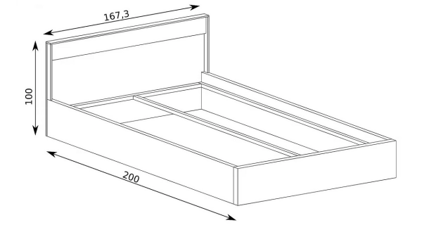 Ložnice IPPOLITO, dub hickory