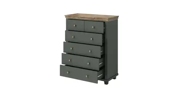 Ložnice JEJUDO, zelená/dub lefkas