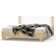 Ložnice KABIR 1 s postelí 160x200 cm, dub sonoma/bílá